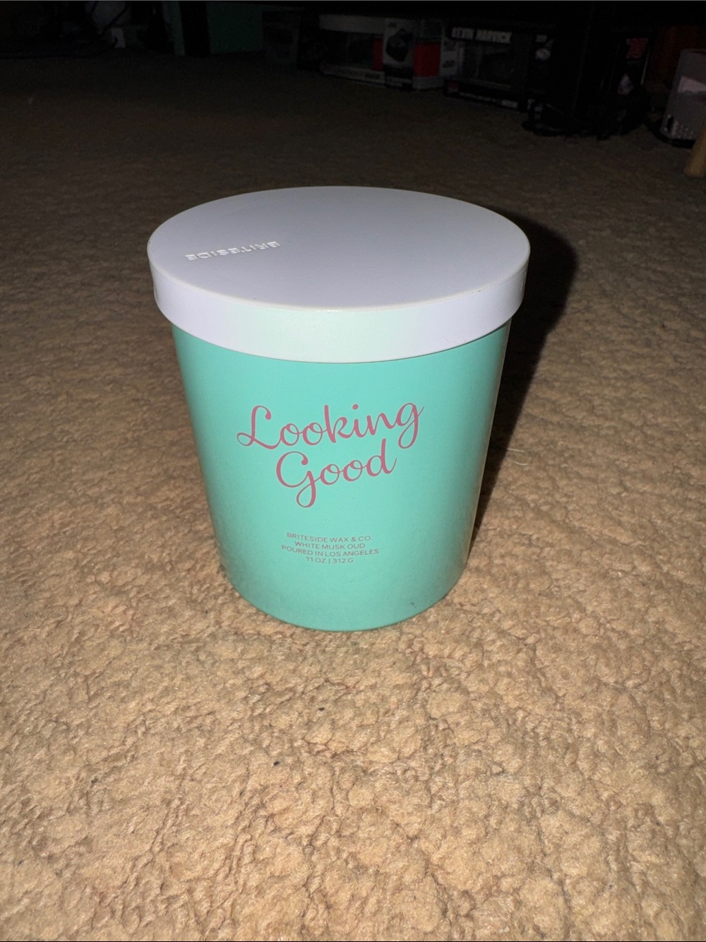 Looking Good Mint Green Body Moisturizer Jar by White Birch